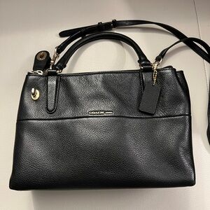 Coach leather hand bag